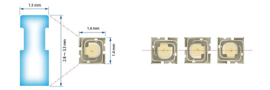 Compact, Easy-to-Use Square Shape